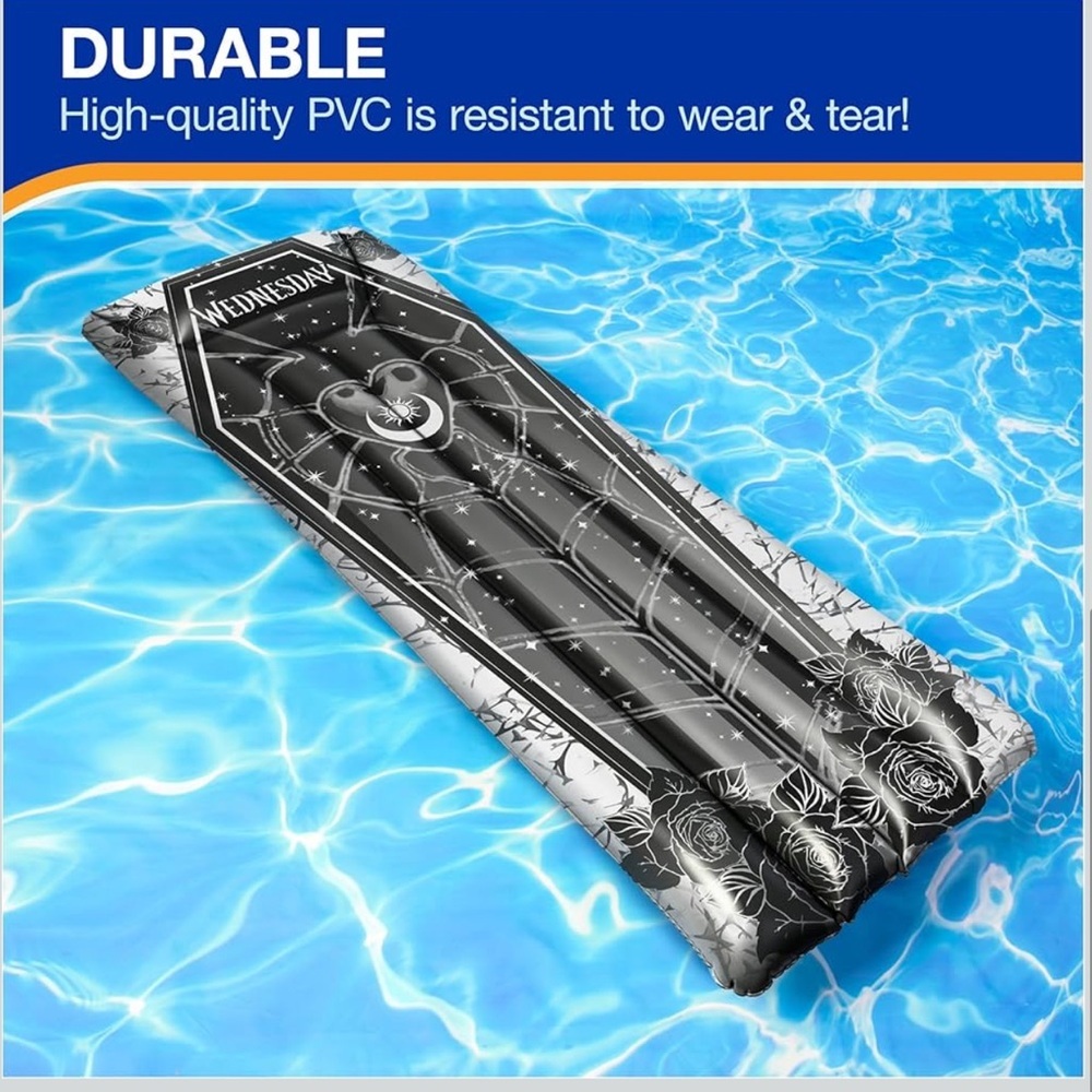 Wednesday Addams themed inflatable Pool Float - Picture 7 of 8